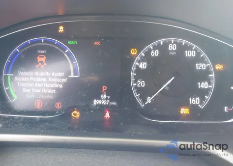 2020 Honda Accord Hybrid z USA, uszkodzony, nr VIN 1HGCV3F11LA002498